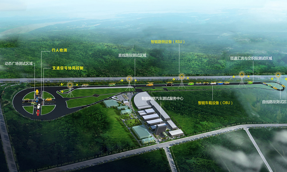 大型封閉式車路協(xié)同自動(dòng)駕駛測(cè)試場(chǎng)